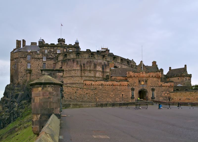 Edinburgh Castle in Scotland