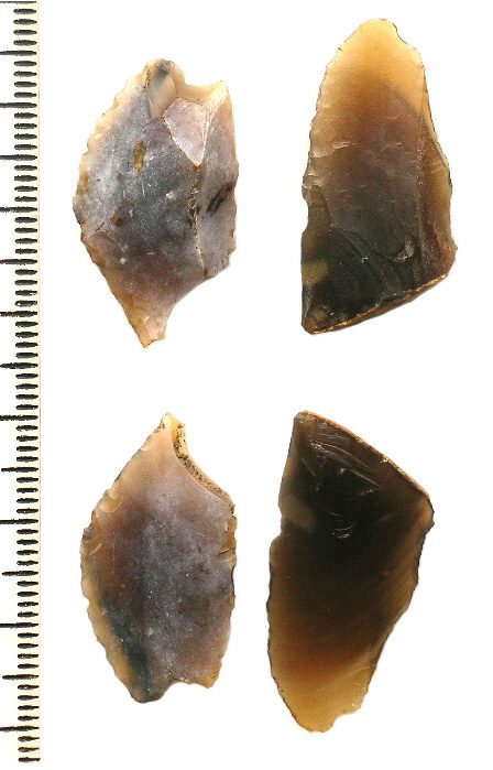 Mesolithic stone microlith tools