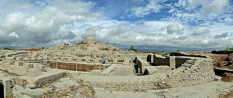 Ruins of Mohenjo-daro, an Indus Valley Civilization city