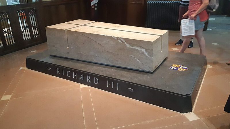 Tomb of King Richard III at Leicester Cathedral