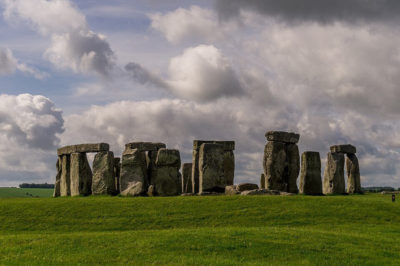 Stonehenge, England, associated with Bell Beaker-period migrations
